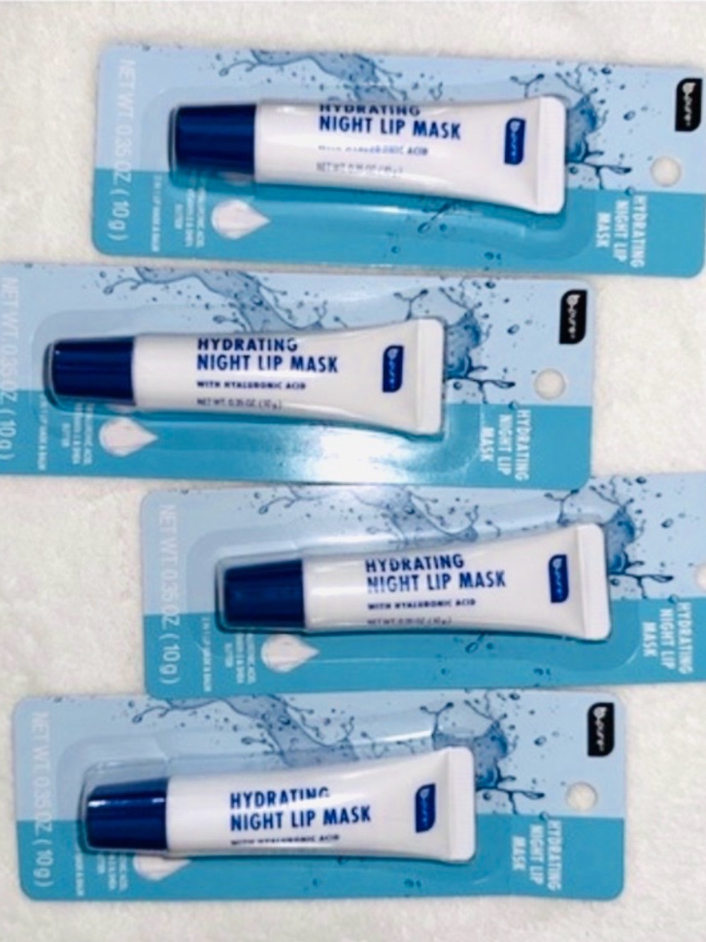VIRAL Dollar Tree b.pure Hydrating Night Lip Mask w/ Hyaluronic Acid (Set of 4
